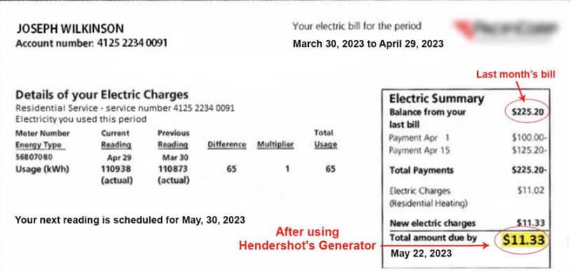 Hendershot Generator