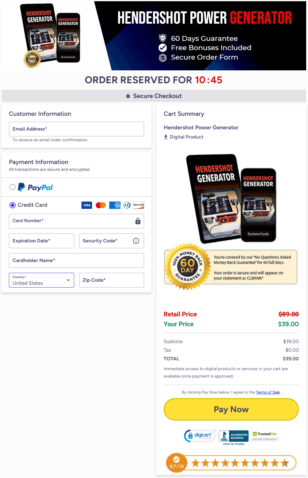 Hendershot Generator